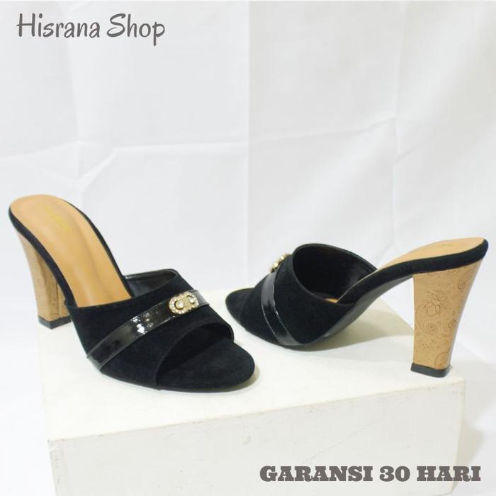 Gambar Sepatu Sandal Wanita High Heels 9Cm Enak Di Pakai YN306 - Hitam, 36 dari Hisrana Shop undefined Tokopedia