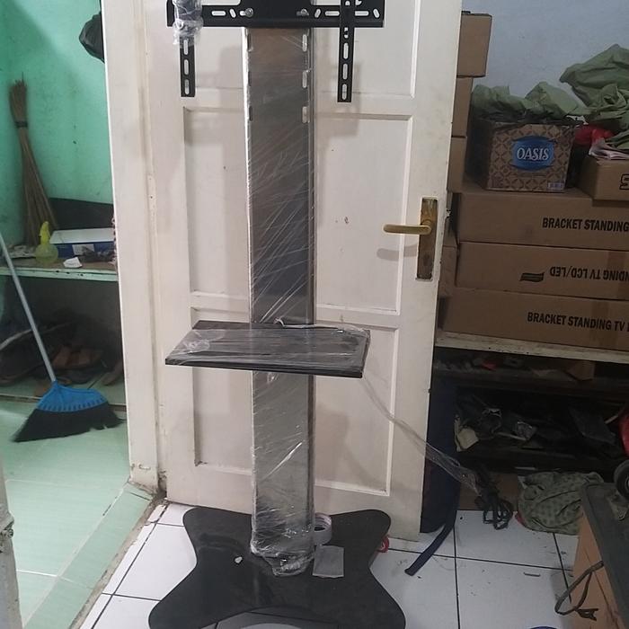 Gambar bracket tv standing lokal 32 -55 inci - tiang stanlis dari Toko Bracket Jakarta undefined Tokopedia