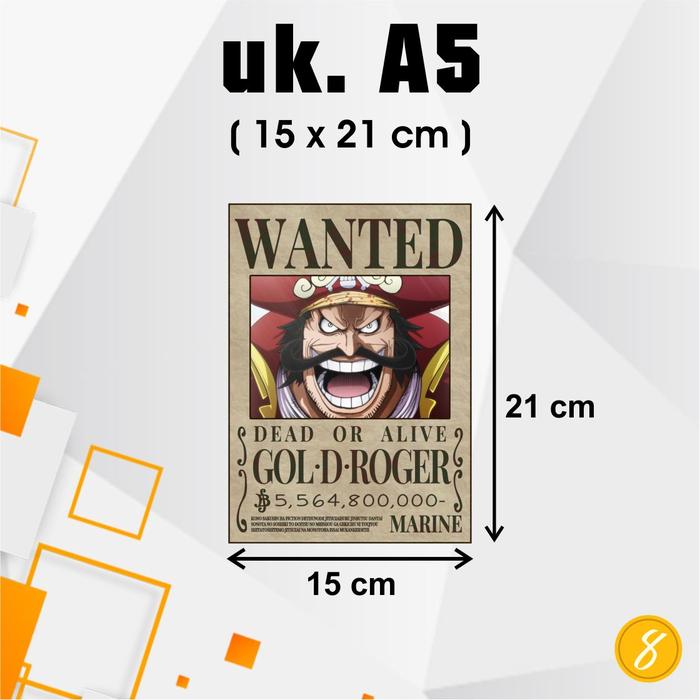 Gambar 1 Set Poster Wanted Donquixote Family/ Bounty One Piece Kru Doflamingo - A5 (15x21cm) dari ShiRoku Store undefined Tokopedia