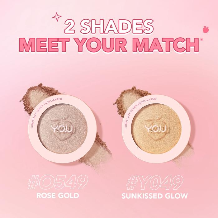 Gambar YOU SIMPLICITY GLEAM HIGHLIGHTER - 03SUNKISED GLOW dari Yogyakarta Beauty Center undefined Tokopedia
