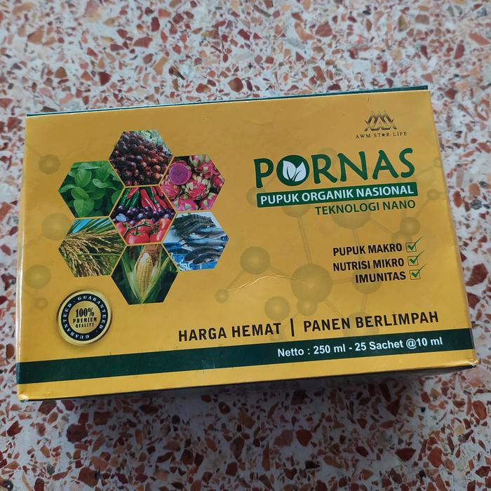 Gambar PORNAS Pupuk Organik Nasional cair dan serbuk - orange cair dari PORNAS undefined Tokopedia