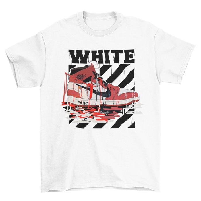 KAOS PRIA TOMOINC Air Jordan x Off white| Tshirt Sport S