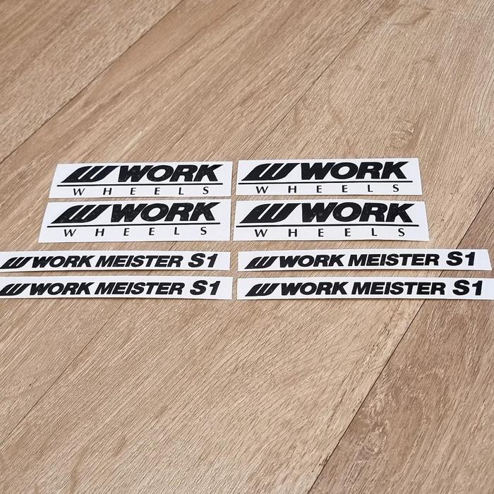 Gambar stiker velg mobil Work Meister S1 - Putih dari Stickytoms undefined 4 Tokopedia