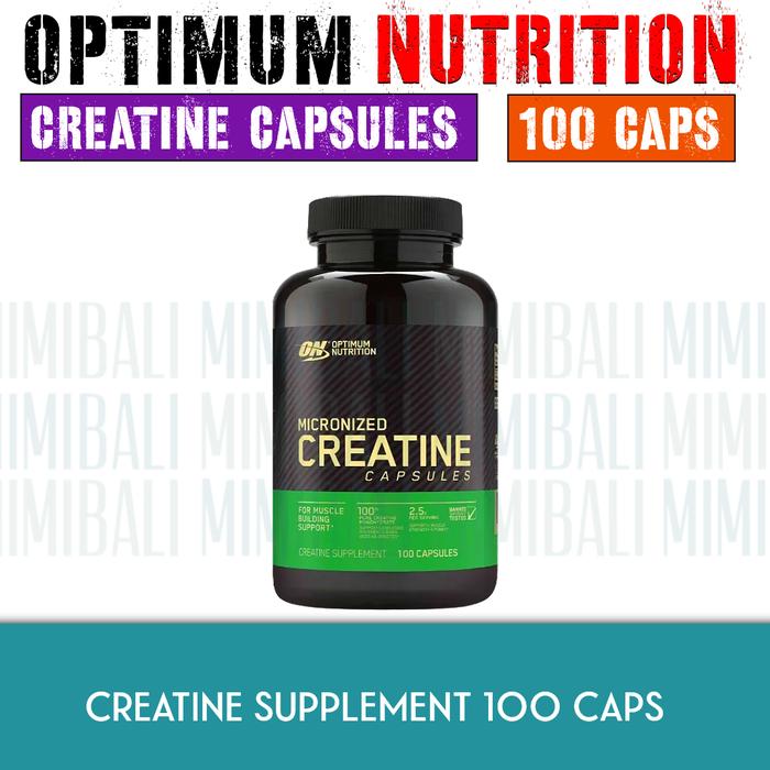 Gambar ON Creatine 2500 100 Capsules BPOM ON Creatine Monohydrate kapsul dari Mimi Bali undefined Tokopedia