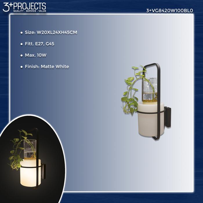Gambar Lampu Dinding Modern Vas Tanaman - Small dari 3plusprojects undefined Tokopedia