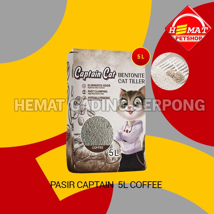 Gambar Pasir Kucing Gumpal Wangi Captain Betonite 5 Litter - COFFE dari Petshop Hemat Serpong undefined Tokopedia