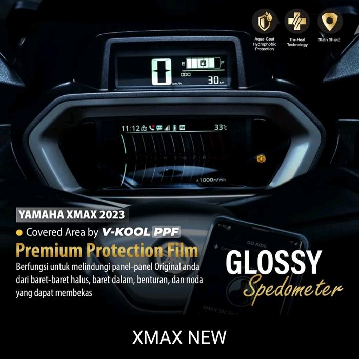 Gambar Antigores Speedometer VKOOL PPF Original Yamaha XMAX 2023 CONNECTED - XMAX CONNECTED dari Kings Motor Shop undefined Tokopedia