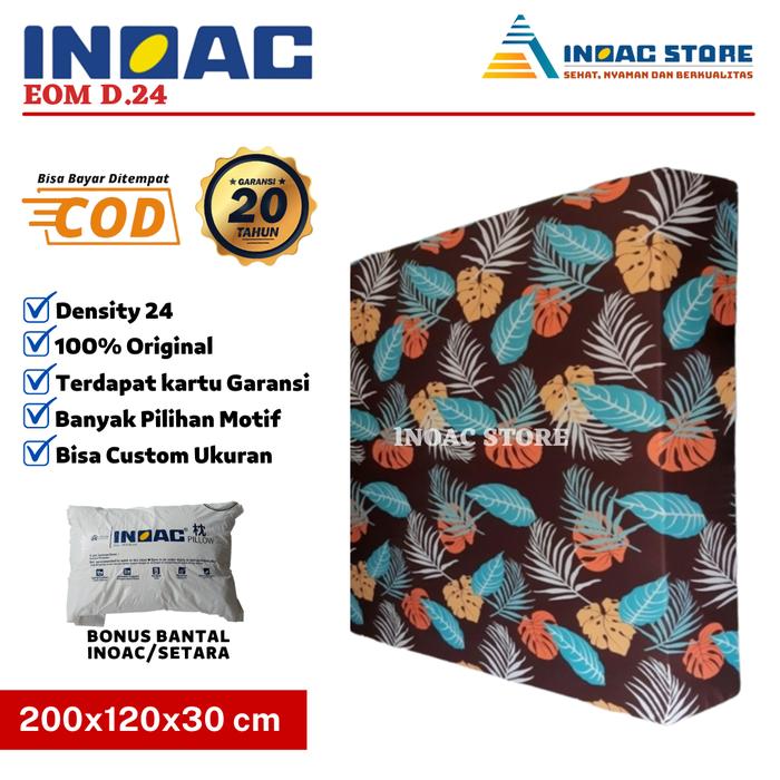 Gambar Kasur INOAC EOM D24 Ukuran 200 x 120 x 30 cm Murah Garansi 15 Tahun - Kasur Lurus dari Inoac Store_NEW undefined Tokopedia