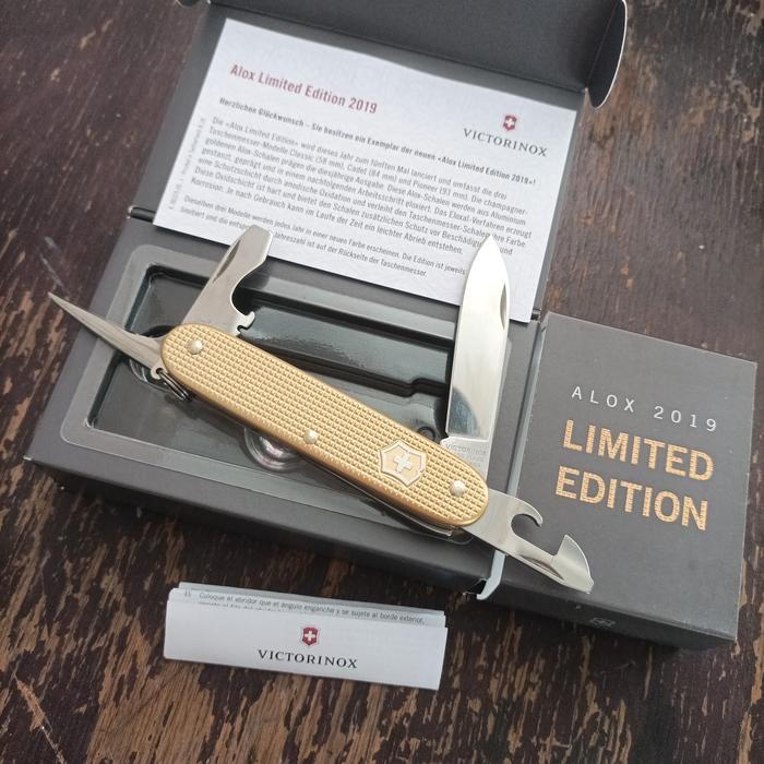 Jual Victorinox Alox Pioneer Gold Limited Edition 2019 NOS B7