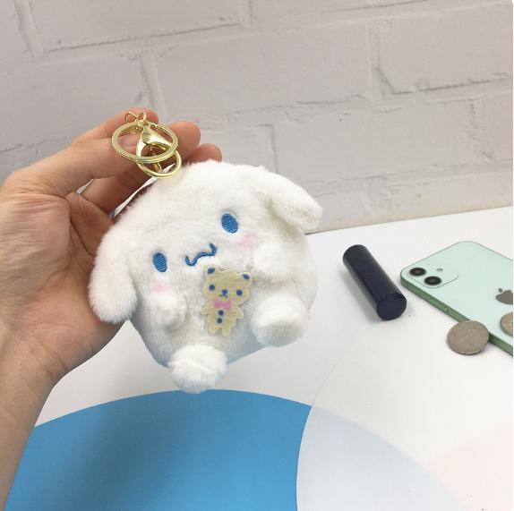 Gambar Pouch Dompet Gantungan Boneka Sanrio/ Money Wallet Keychain - Cinnamoroll dari Mellooshop undefined Tokopedia