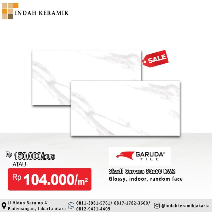 Jual Homogenous Granite tile GARUDA Skadi Carara 30x60 Jakarta Utara