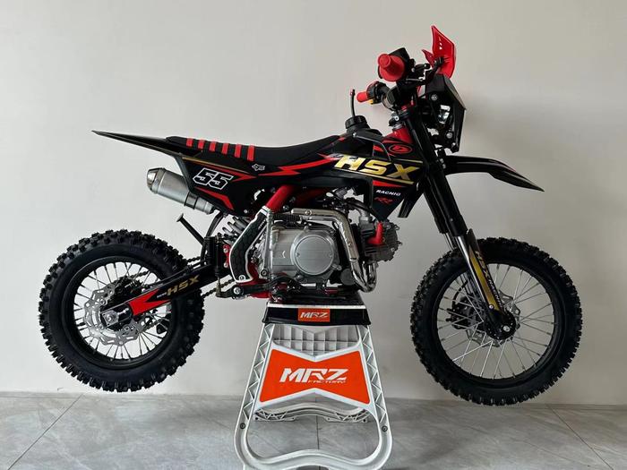 Gambar Motor trail HSX -1 R12/14 110cc SEMIMATIC | Motor Mini Trail Anak - Merah dari supermotooffroad undefined Tokopedia