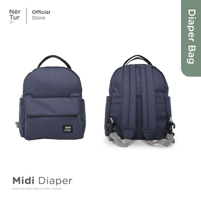 Gambar SAMPLE SALE Tas Bayi Modular / Diaper Bag NerTur Midi Diaper - Navy, Noda dari nerturgoods undefined Tokopedia