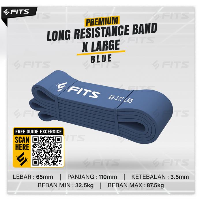 Gambar SFIDN FITS Premium Long Resistance Band | Power Band | Karet Fitness - Xtra Large Biru dari SFIDN FITS Shop undefined Tokopedia