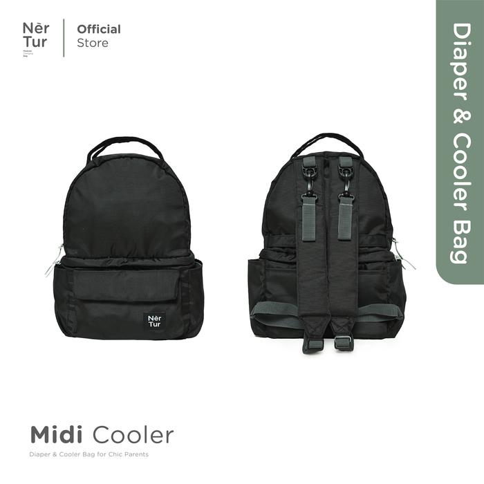 Gambar Sample Sale - Tas Bayi / Diaper & Cooler Bag NerTur Midi Cooler - Black, Noda dari nerturgoods undefined Tokopedia