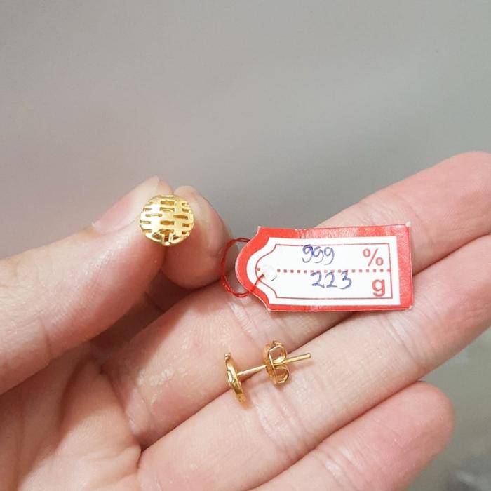 Gambar Anting emas 24k xuang xi dari Lancar BJJ undefined Tokopedia