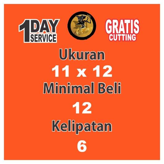 Gambar SPV 12 7-15 Arjuna Cetak Stiker Vinyl Kotak Label Makanan Prin Sticker - 12x11 cm, Transp+Laminasi dari Arjuna Sticker Print undefined Tokopedia