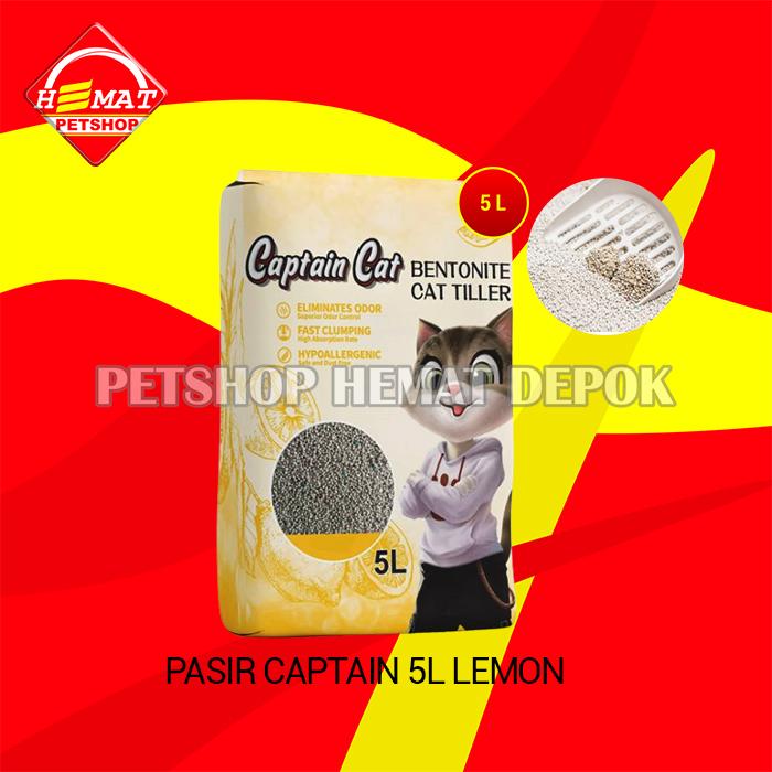 Gambar Pasir Kucing Gumpal Wangi Captain Betonite 5 Litter - lemon dari Petshop Hemat Depok undefined Tokopedia