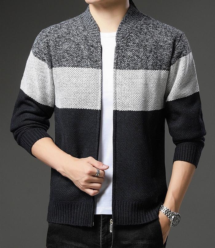 Gambar MEN - Glen Tri-Tone Warm Tech Jacket Extra Warm - Navy Blue, M dari Vierre Warm Tech Specialist undefined Tokopedia