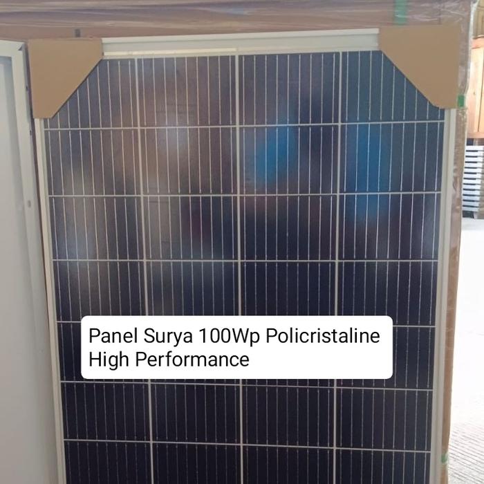 Promo Panel Surya Polycristaline 100wp Garansi 10tahun Solar Panel