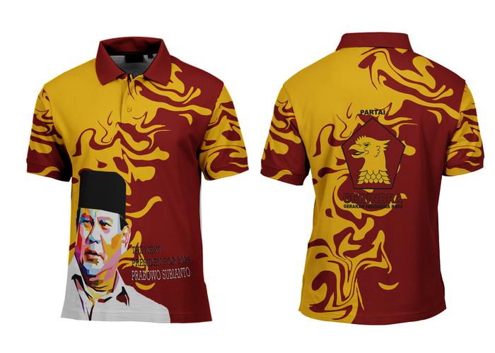 Gambar baju polo pria kaos capres pak prabowo sublimation 3D free desain 2024 - polo pendek, XXL dari QITHMAYR CUSTOM undefined Tokopedia