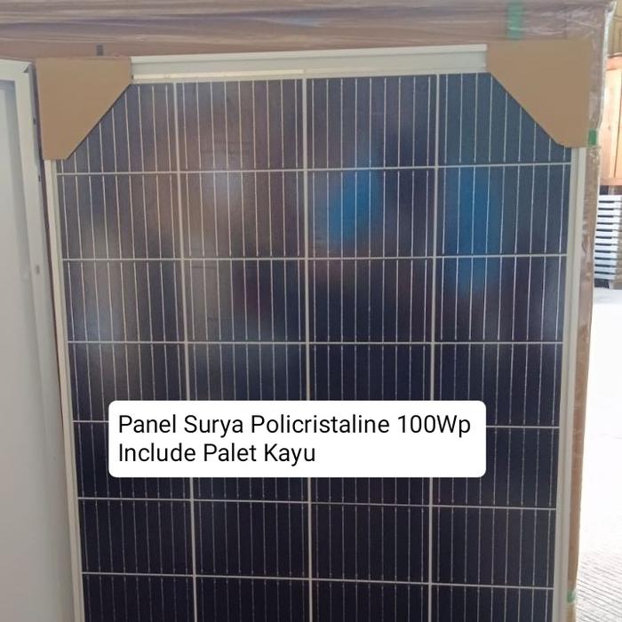 Panel Surya Polycristaline 100Wp Bergaransi Resmi
