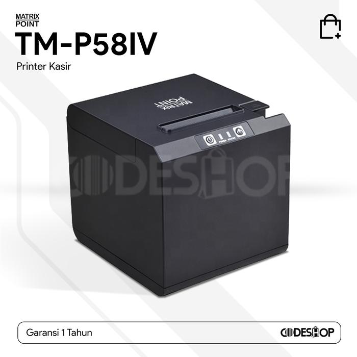 Gambar PRINTER THERMAL BLUETOOTH MATRIX POINT TM-P58IV PENGGANTI TM-P58ii dari Codeshop Surabaya Barat undefined Tokopedia