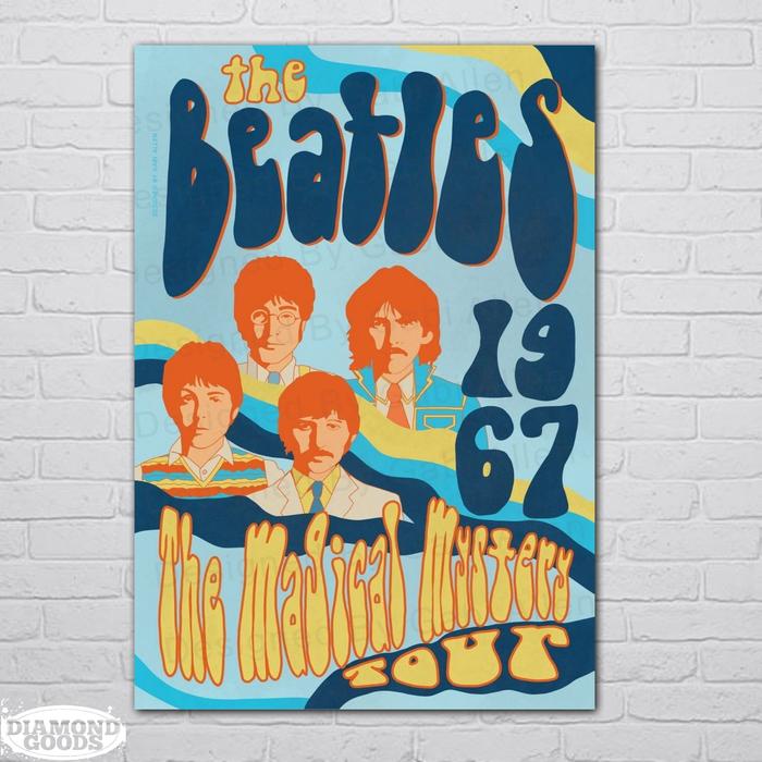 Gambar poster dinding aesthetic / wall art poster - the beatles - DPTB10 dari diamondgoodss undefined 5 Tokopedia