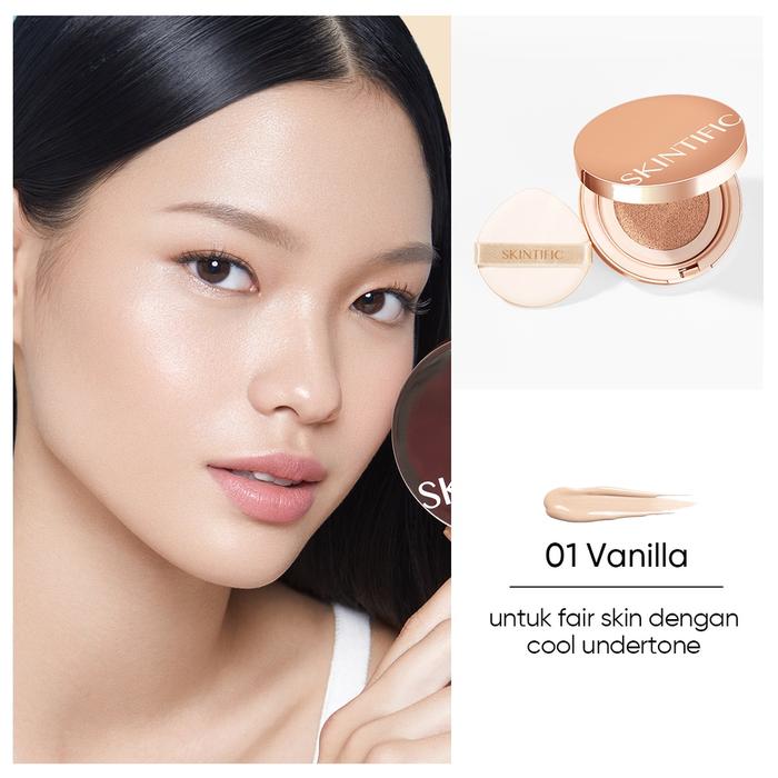 Gambar Skintific Cover All Perfect Cushion Skintific Cushion Refill - Vanilla, FULL dari La mart 2 undefined Tokopedia