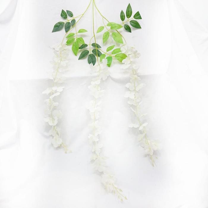 Gambar Tanaman Hias Bunga Gantung Plastik Artificial Dekorasi Interior Rumah - Putih dari UNICO.indonesia undefined Tokopedia