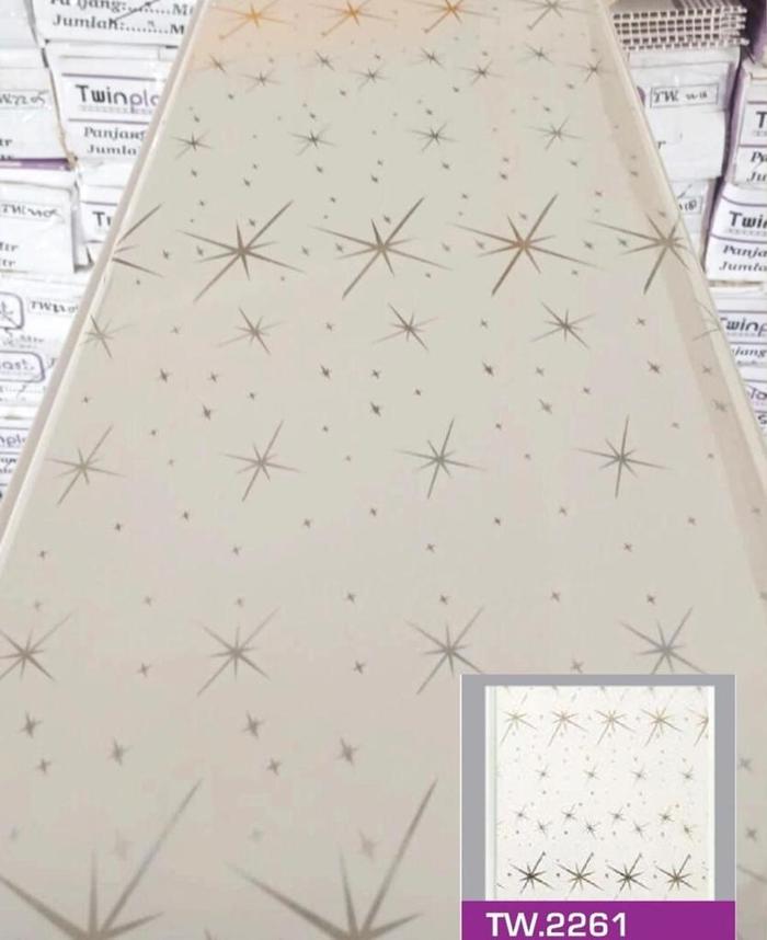 Gambar PLAFON PVC MOTIF 6 METER 8MM MAKASSAR - TW2261 dari Toko Maju Makassar undefined Tokopedia