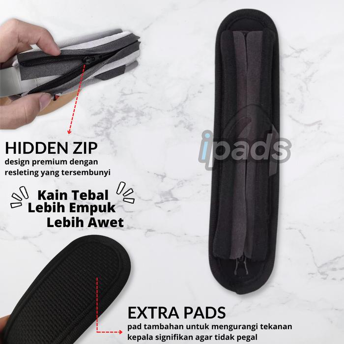 Gambar Earcup Earpad HyperX Cloud Alpha Pro Core Silver Stinger Flight Foam - Headband Black, Cloud I dari iPads. undefined Tokopedia