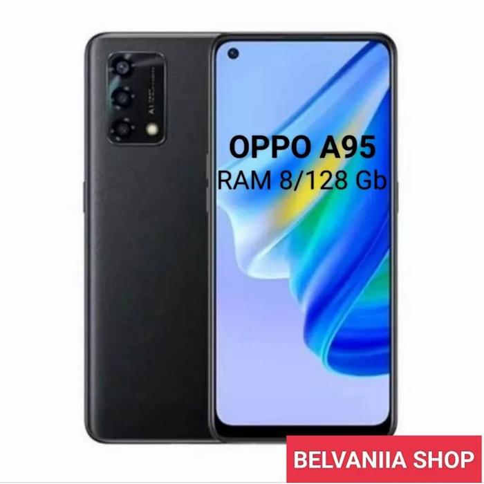 Gambar Hp oppo a95 Ram 8/128 HITAM & SILVER Original - Hitam dari D.S Cell undefined Tokopedia