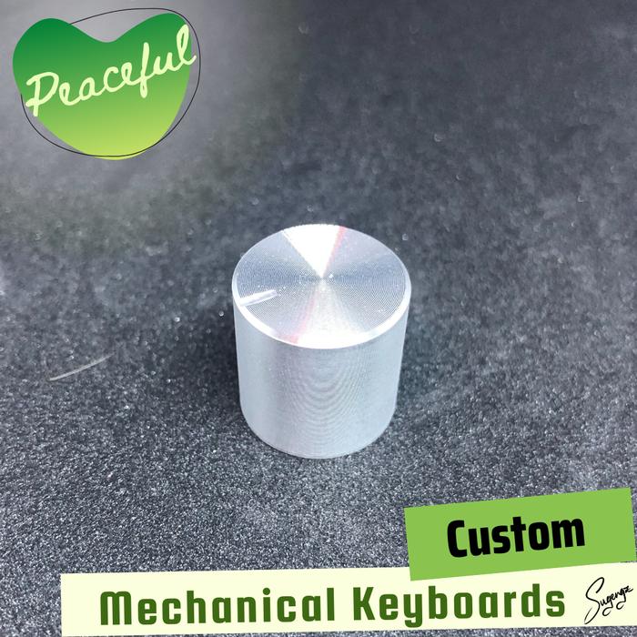 Gambar Knob Cap Potensio Rotary Encoder EC11 Mechanical Keyboard - Silver 17*17*6 dari PeacefulHeartShop undefined Tokopedia