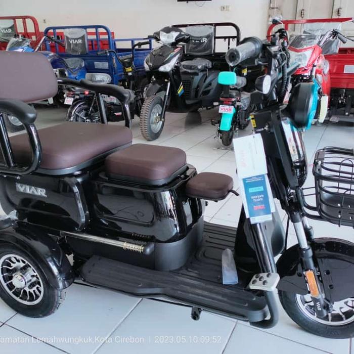 Gambar sepeda Listrik roda tiga Viar ER1 - Hitam dari VIAR JARI SAKTI JABAR undefined Tokopedia