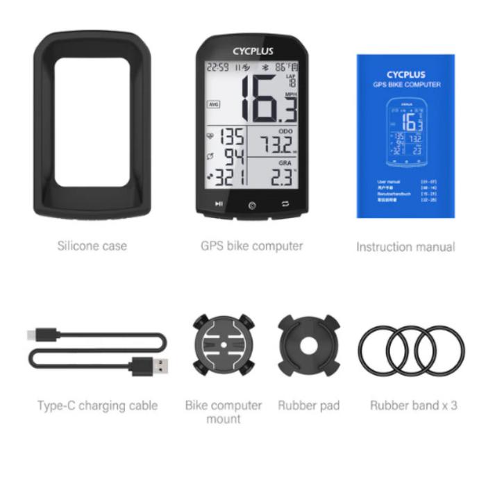 Gambar CYCPLUS M1 GPS Bike Computer Speedometer | Bukan Garmin| Wahoo| Bryton - Cyplus M1 dari YASUKU TOKOPEDIA undefined Tokopedia