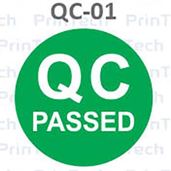 Gambar Stiker Label VINYL Stiker QC Passed 2 cm - VQC 01 - HIJAU dari Printech Indonesia undefined Tokopedia