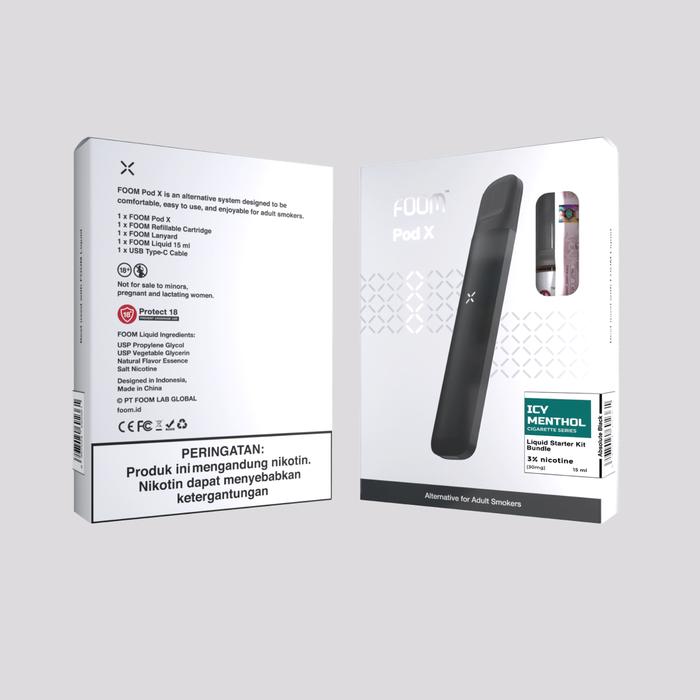 Gambar FOOM X Bundle ICY MENTHOL - Hitam dari FOOM Store Yogyakarta undefined Tokopedia