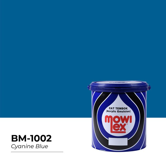 Gambar Mowilex Emulsion Cat Tembok Interior - 1 Ltr - Cyanine Blue dari Mowilex Indonesia undefined Tokopedia