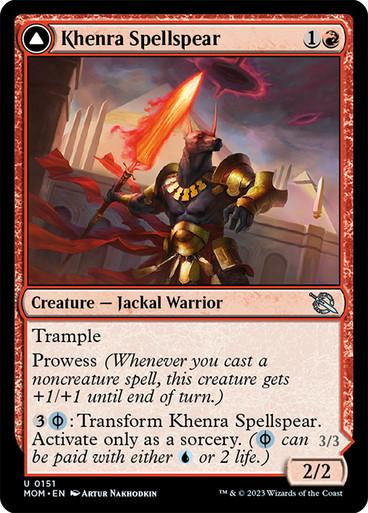 Gambar Khenra Spellspear // Gitaxian Spellstalker (MOM) - Normal dari twostompas2 undefined Tokopedia