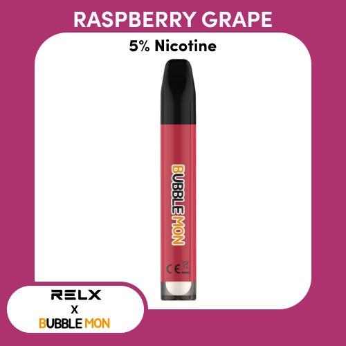 Gambar RELX Bubblemon Disposable Pod Nicotine 5% (5ml) - Raspberry Grape dari Arloji.Kate undefined Tokopedia
