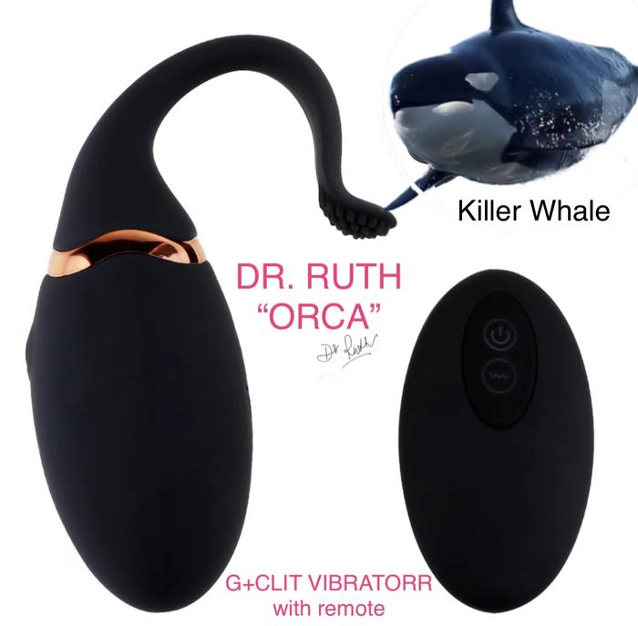 Gambar Dr Ruth "ORCA" G Clitoral Vibrate Alat Bantu Pemuas Sex Toys Wanita - Hitam dari Victoria Toys Jakarta undefined Tokopedia