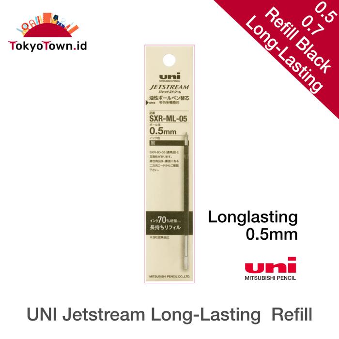 Gambar UNI Jetstream Refill SXR-ML Long-lasting Ballpoint Black dari Tokyo Town undefined 5 Tokopedia