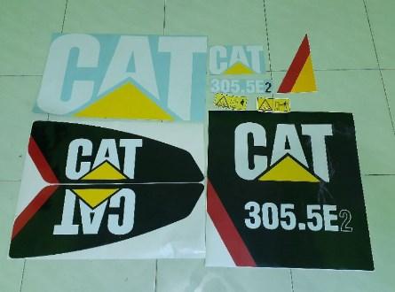 Gambar Sticker Excavator Caterpillar Cat 305.5E2 Stiker Alat Berat dari Sticker Alat Berat Pekanbaru undefined Tokopedia
