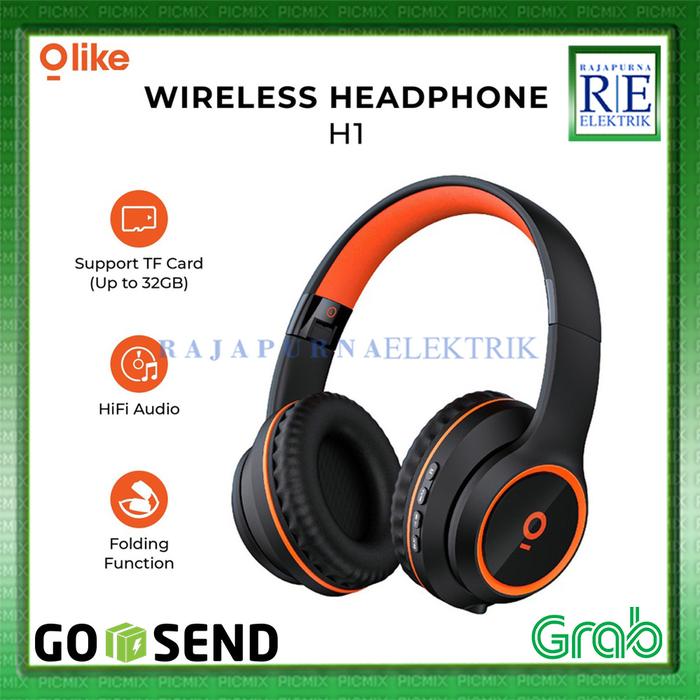 Gambar OLIKE Gaming Wireless Headset H1 On-ear With Mic Headphone ORIGINAL - Black dari Rajapurna Elektrik Indonesia undefined Tokopedia