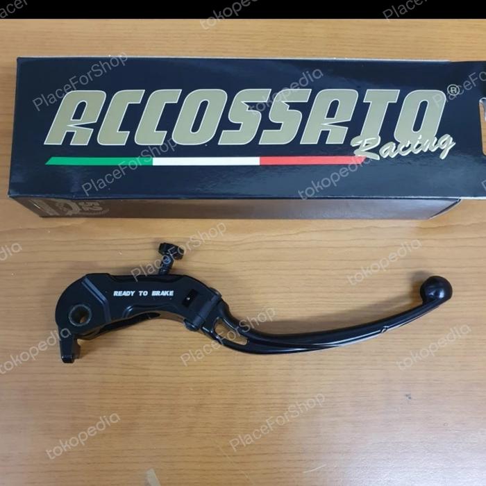 Gambar handle tuas master rem accossato accosato yamaha kawasaki honda suzuki - Hitam dari PlaceForShop undefined Tokopedia