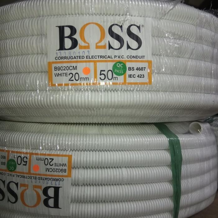 Gambar SELANG FLEXIBEL FLEXIBLE BOSS PIPA CONDUIT KONDUIT 20MM CLIPSAL 50 M dari Valve Besi PVC undefined Tokopedia
