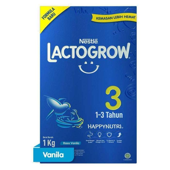 Gambar LACTOGROW 3 Vanila 1 Kg dari Fortuna19 undefined Tokopedia