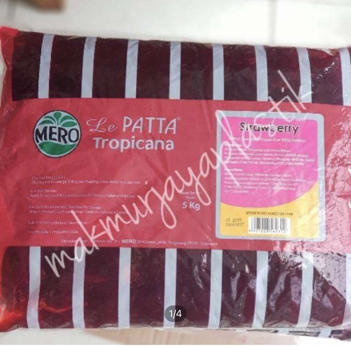 Gambar SELAI STRAWBERRY LEPPATA TROPICANA MERO REPACK 250 GR dari makmur_jaya_plastik2 undefined Tokopedia