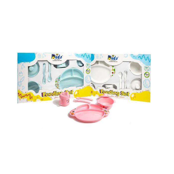 Gambar Dodo Feeding Set Large Hampers Perlengkapan Makan Kado Bayi - Putih dari Babykidswise Shop undefined Tokopedia